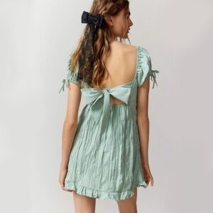 Urban Outfitters Mint Green Mini Dress
